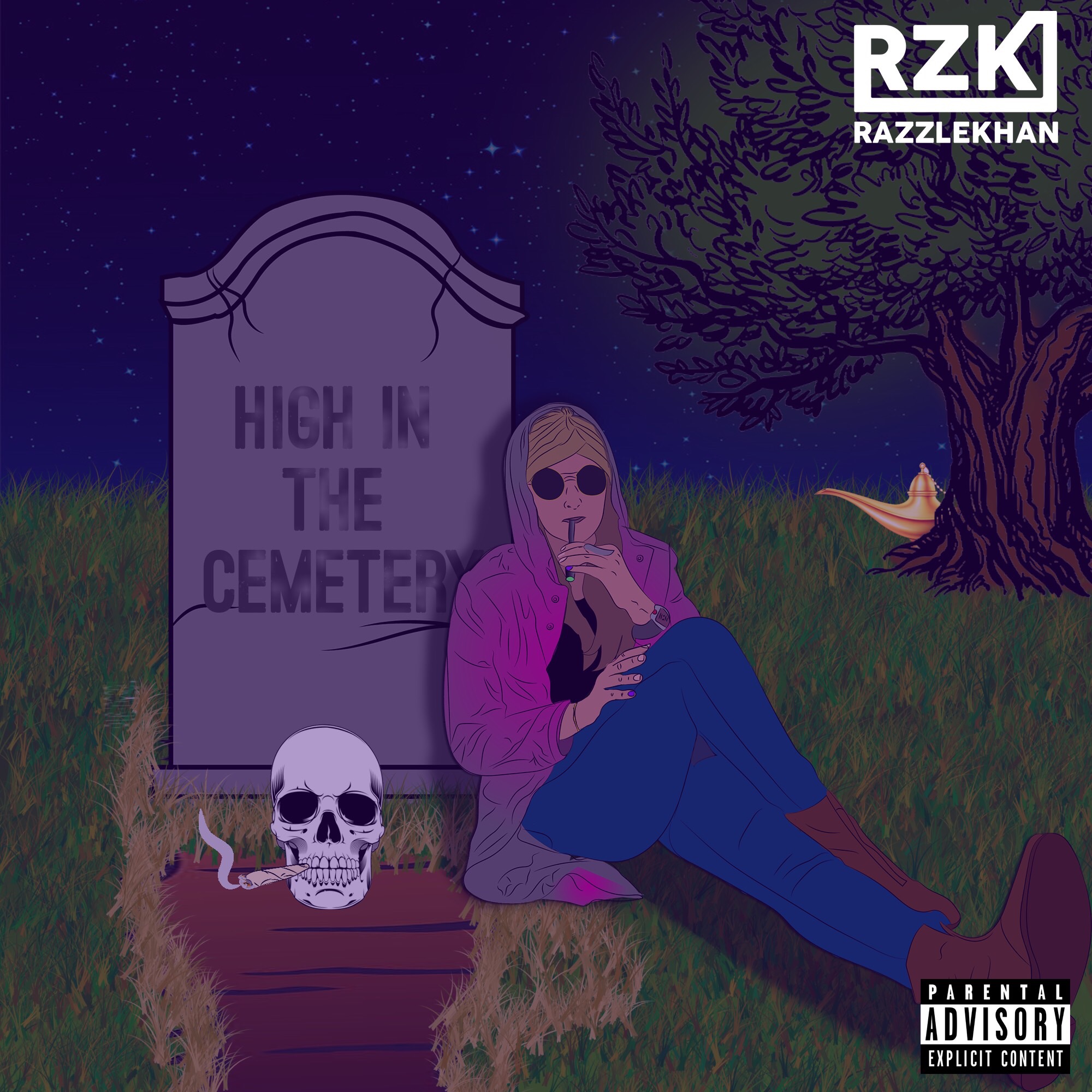 High in the Cemetery 