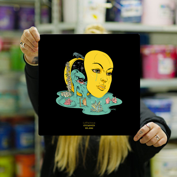 Lifeline - Art Print on board with rounded corners