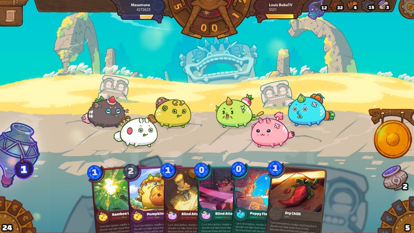 axie infinity p2e games