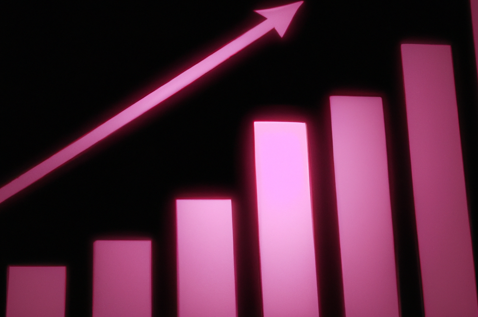 graph indicating an increase in spotify streams