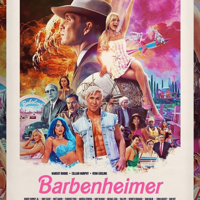 barbenheimer fan poster